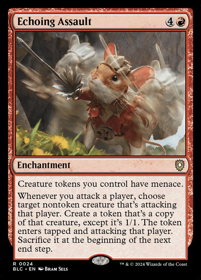 Echoing Assault - 24 (rare) — ROJO