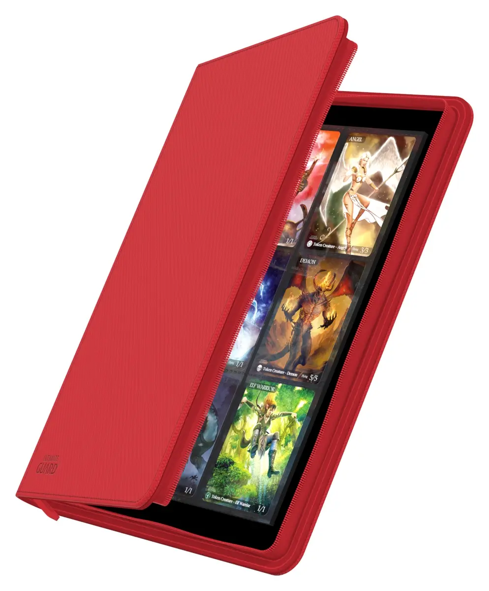 Zipfolio 360 18-Pocket Xenoskin - Red — Folders para cartas