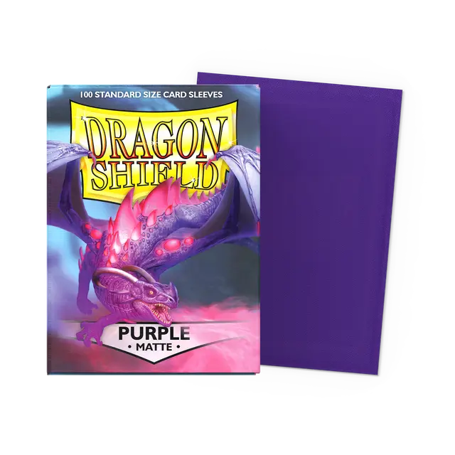 Purple - Matte Sleeves - Standard Size — Protectores para cartas