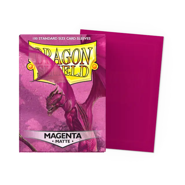 Magenta - Matte Sleeves — Protectores para cartas