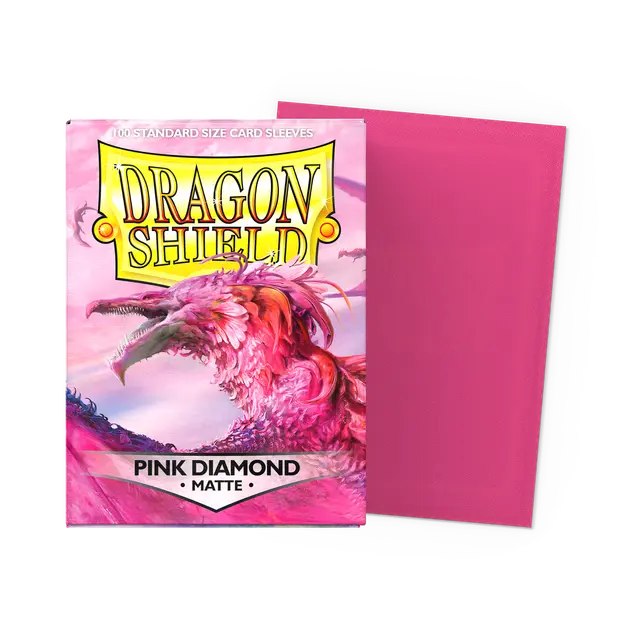 Pink Diamond - Matte Sleeves — Protectores para cartas