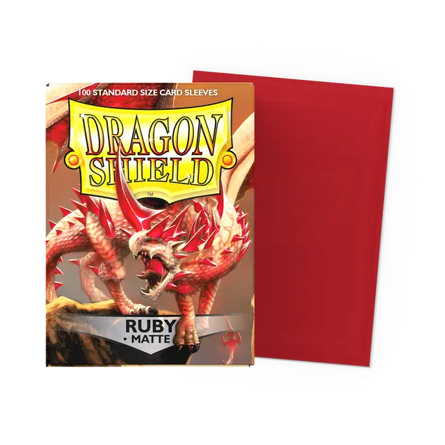 Ruby - Matte Sleeves — Protectores para cartas