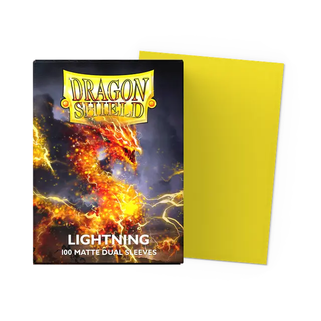 Lightning - Matte Dual Sleeves — Protectores para cartas