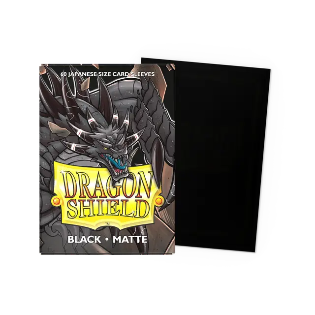 Black - Matte Sleeves Japanese — Protectores para cartas