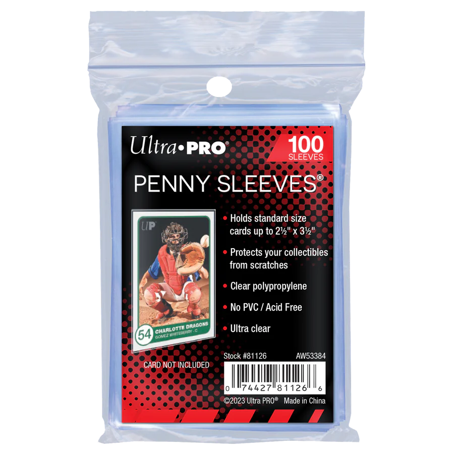 2.5" x 3.5" PENNY SLEEVES® Soft Trading Card Protectors — 