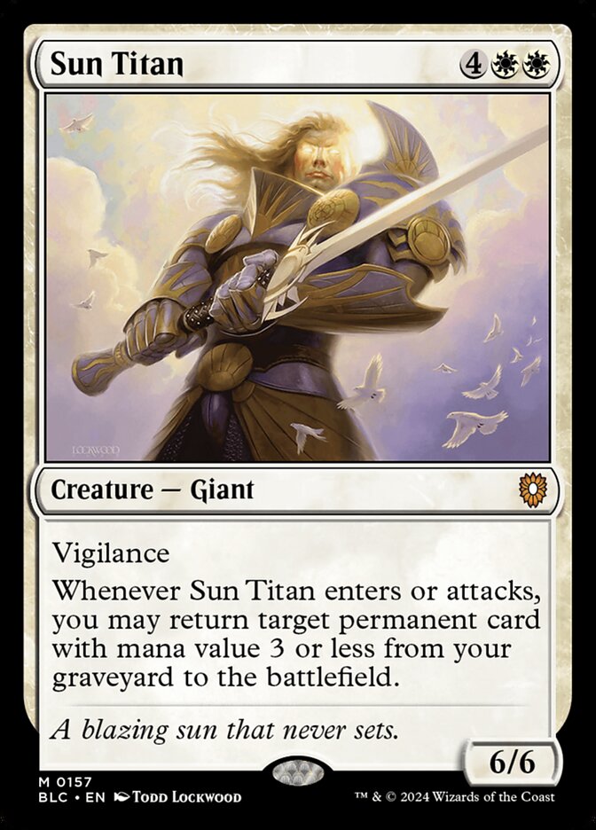 Sun Titan - 157 (mythic) — BLANCO