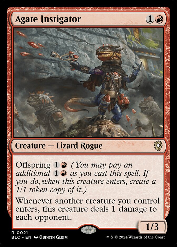 Agate Instigator - 21 (rare) — ROJO