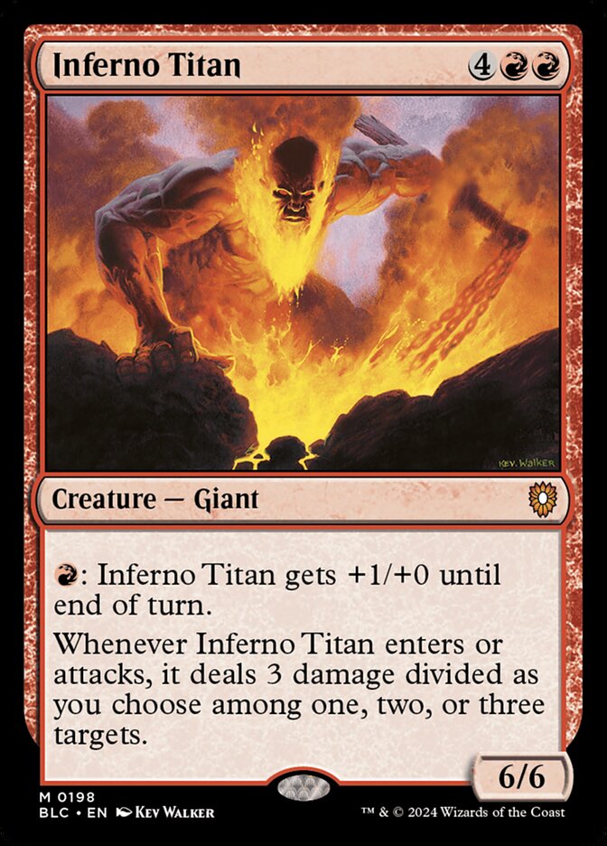 Inferno Titan - 198 (mythic) — ROJO