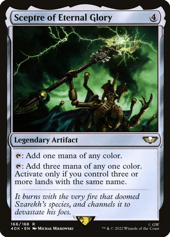 Sceptre of Eternal Glory - 166 (rare) — ARTEFACTOS