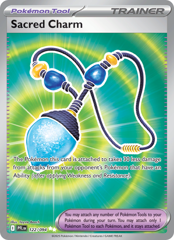 Sacred Charm - 122/94 - ME02: Phantasmal Flames (Ultra Rare) — ME02: Phantasmal Flames