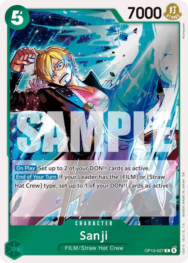 Sanji - Carrying On His Will (OP13) — OP 13: Carrying On His Will