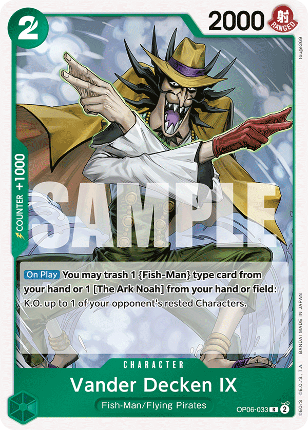 Vander Decken IX - OP06-033 - WINGS OF THE CAPTAIN[OP06] (R) — OP 06: Wings of the Captain