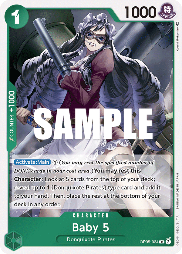 Baby 5 - OP05-034 - OP05 (R) — OP 05: Awakening of the New Era