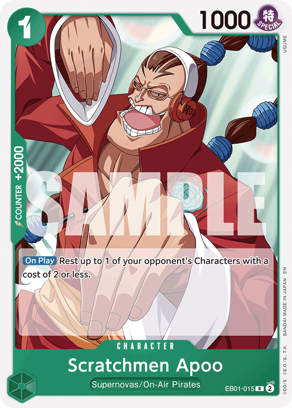 Scratchmen Apoo - EB01-015 (Reprint) - Premium Booster -The Best- Vol. 2 (PRB-02)) — Premium Booster -The Best- Vol. 2