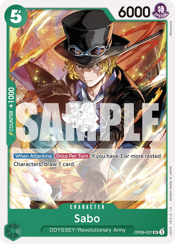 Sabo - OP09-027 - EMPERORS IN THE NEW WORLD [OP09] (UC) — OP 09: Emperors in the New World
