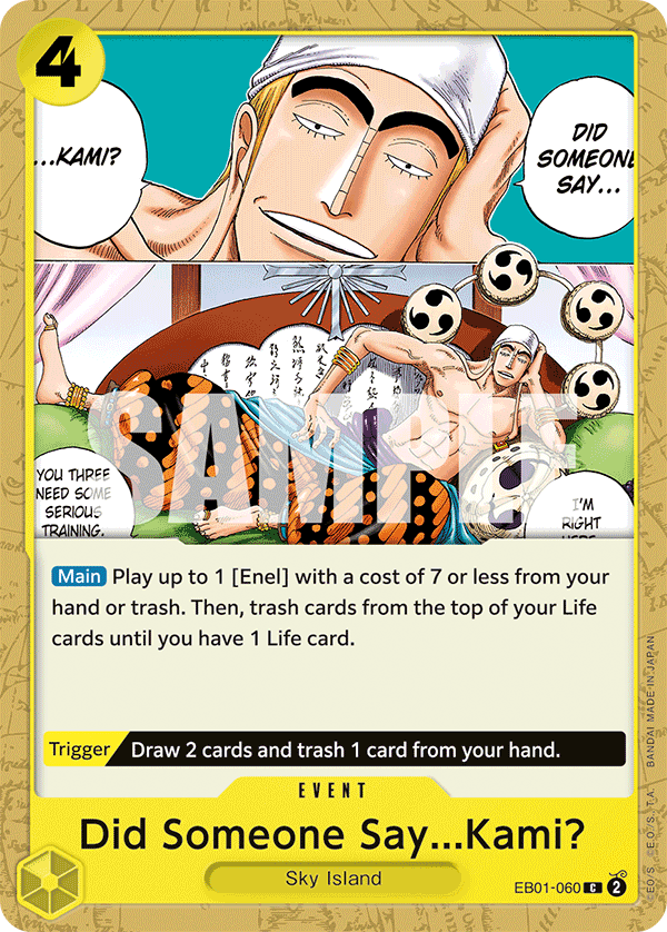 Did Someone Say...Kami? - EB01-060 - Memorial Collection [EB01] (C) — Extra Booster: Memorial Collection