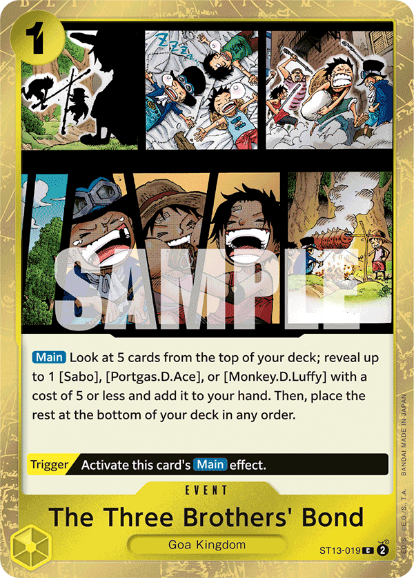 The Three Brothers' Bond - ST13-019 - The Three Brothers[ST13] (C) — Ultra Deck: The Three Brothers