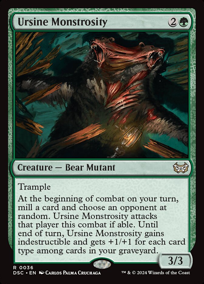Ursine Monstrosity - 36 (rare) — VERDE