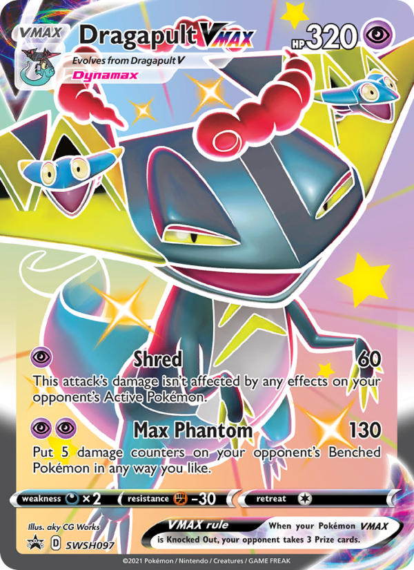 Dragapult VMAX - SWSH097/107 - SWSHP: SWSH Black Star Promos (None) — SWSH: Sword & Shield Promo Cards