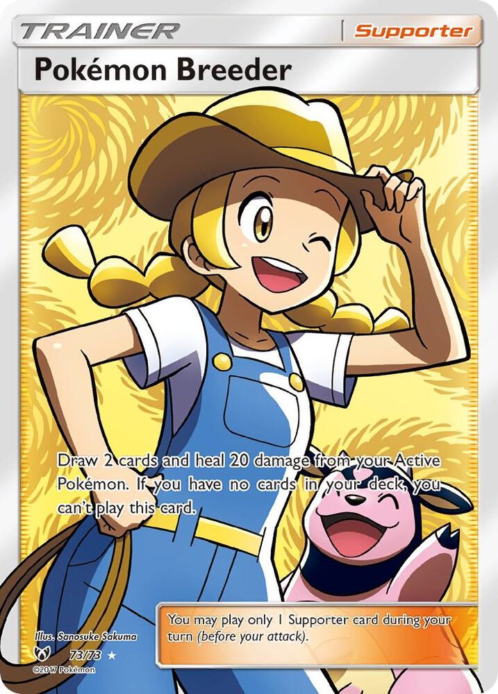 Pokémon Breeder - 73/73 - SM3.5: Shining Legends (Ultra Rare) — Shining Legends