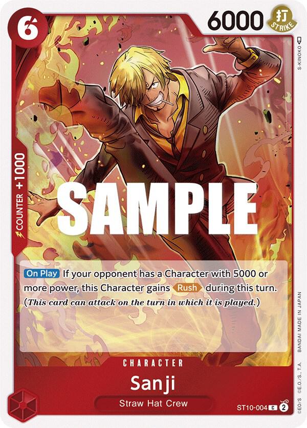 Sanji - Ultra Deck: The Three Captains (ST-10) — Ultra Deck: The Three Captains