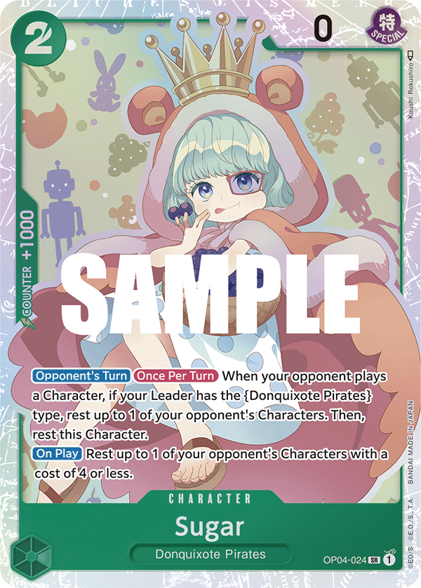Sugar - OP04-024 - KINGDOMS OF INTRIGUE [OP04] (SR) — OP 04: Kingdoms of Intrigue