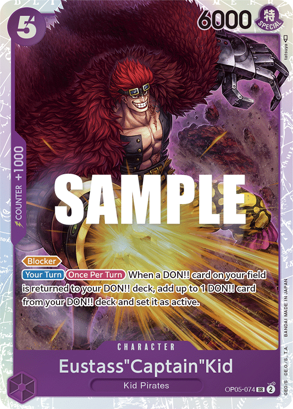 Eustass"Captain"Kid - OP05-074 - OP05 (SR) — OP 05: Awakening of the New Era