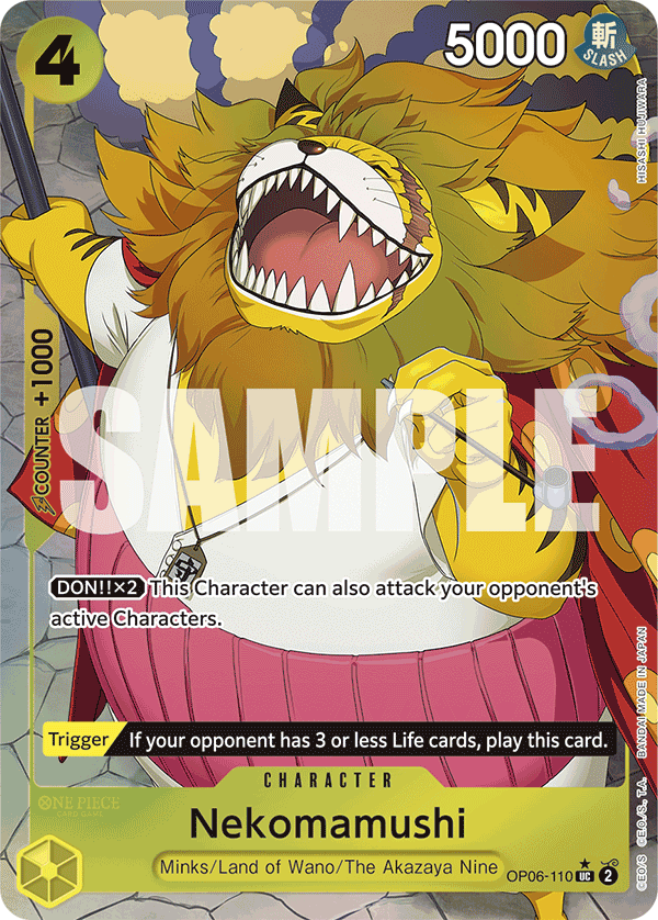 Nekomamushi - OP06-110 - ONE PIECE CARD THE BEST [PRB01] (UC) — Premium Booster -The Best-