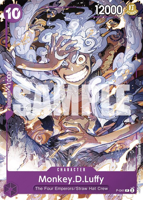 Monkey.D.Luffy (P-041) - Starter Deck 18: PURPLE Monkey.D.Luffy (ST-18) — One Piece Promotion Cards