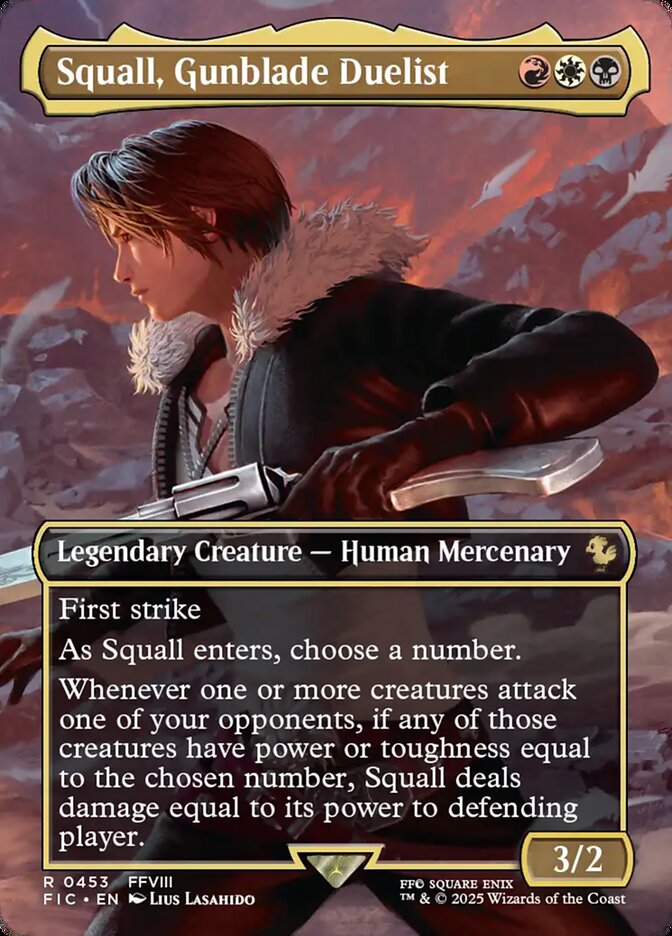Squall, Gunblade Duelist - 453 (rare) — MULTICOLOR