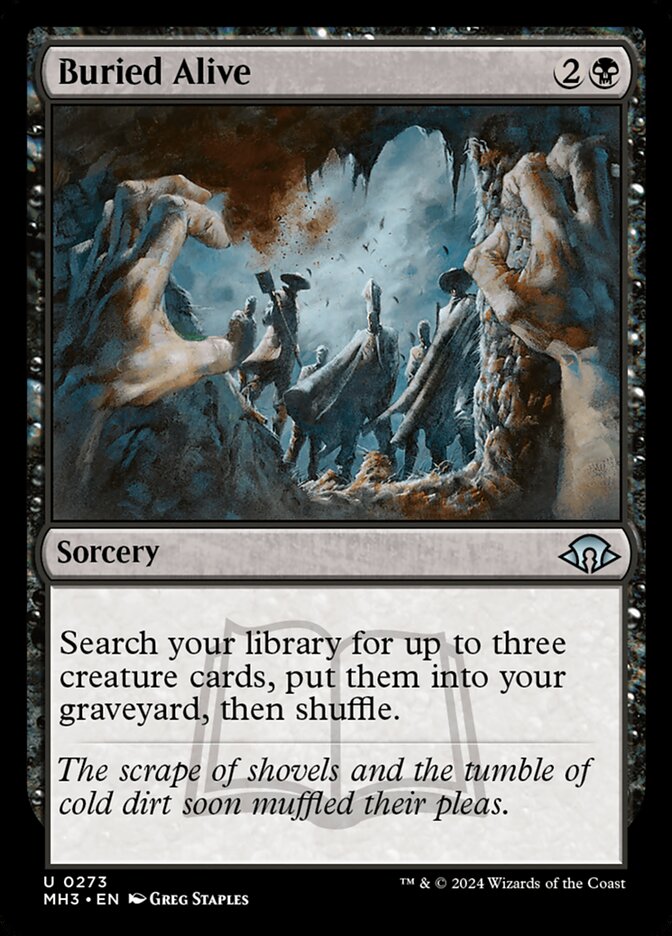Buried Alive - 273 (uncommon) — NEGRO