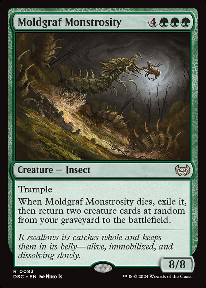 Moldgraf Monstrosity - 83 (rare) — VERDE