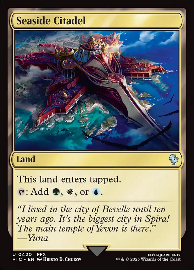 Seaside Citadel - 420 (uncommon) — TIERRAS