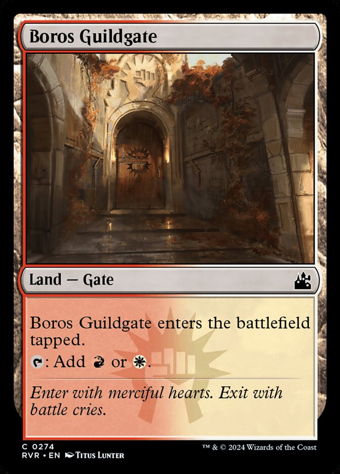 Boros Guildgate - 274 (common) — TIERRAS