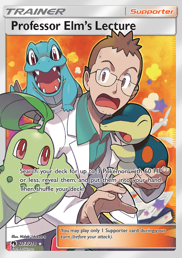 Professor Elm’s Lecture - 213/214 - SM8: Lost Thunder (Ultra Rare) — SM - Lost Thunder