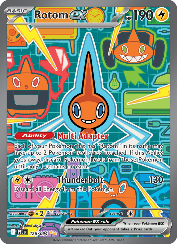Rotom ex - 126/94 - ME02: Phantasmal Flames (Special illustration rare) — ME02: Phantasmal Flames