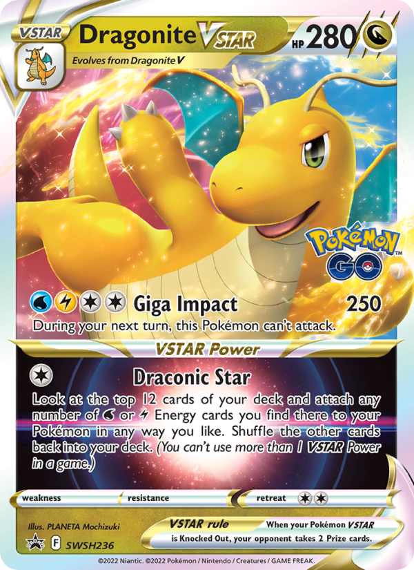 Dragonite VSTAR - SWSH236/107 - SWSHP: SWSH Black Star Promos (None) — SWSH: Sword & Shield Promo Cards