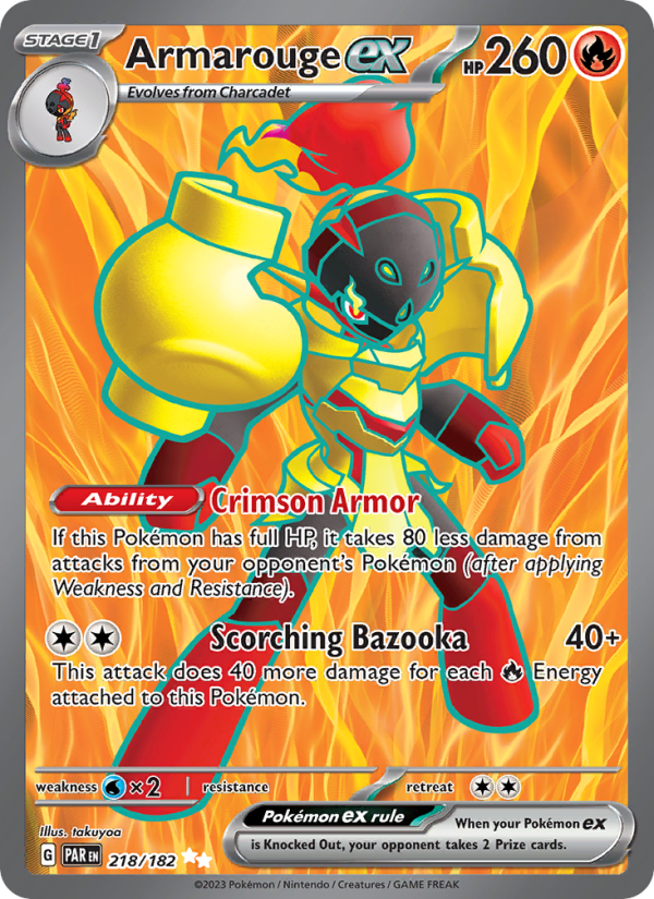 Armarouge ex - 218/182 - SV04: Paradox Rift (Ultra Rare) — SV04: Paradox Rift