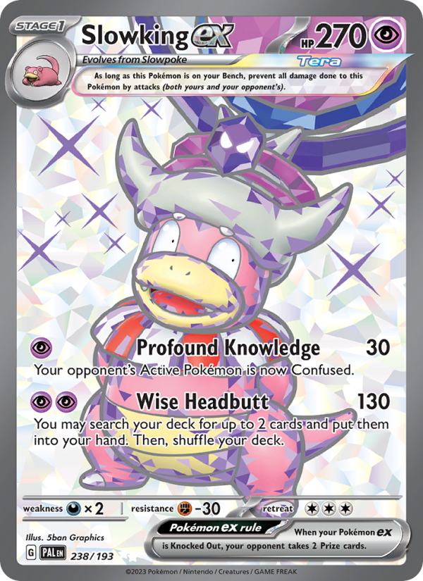 Slowking ex - 238/193 - SV02: Paldea Evolved (Ultra Rare) — SV02: Paldea Evolved