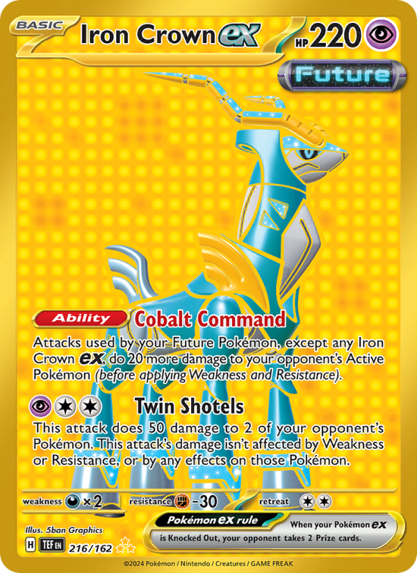 Iron Crown ex - 216/162 - SV05: Temporal Forces (Hyper rare) — SV05: Temporal Forces