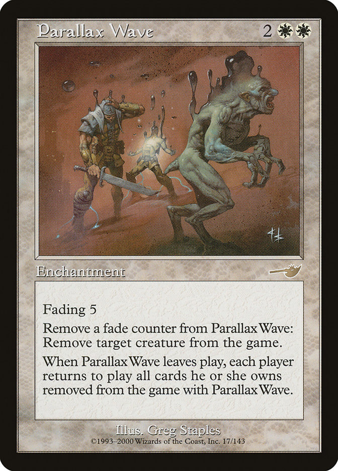 Parallax Wave - 17 (rare) — BLANCO