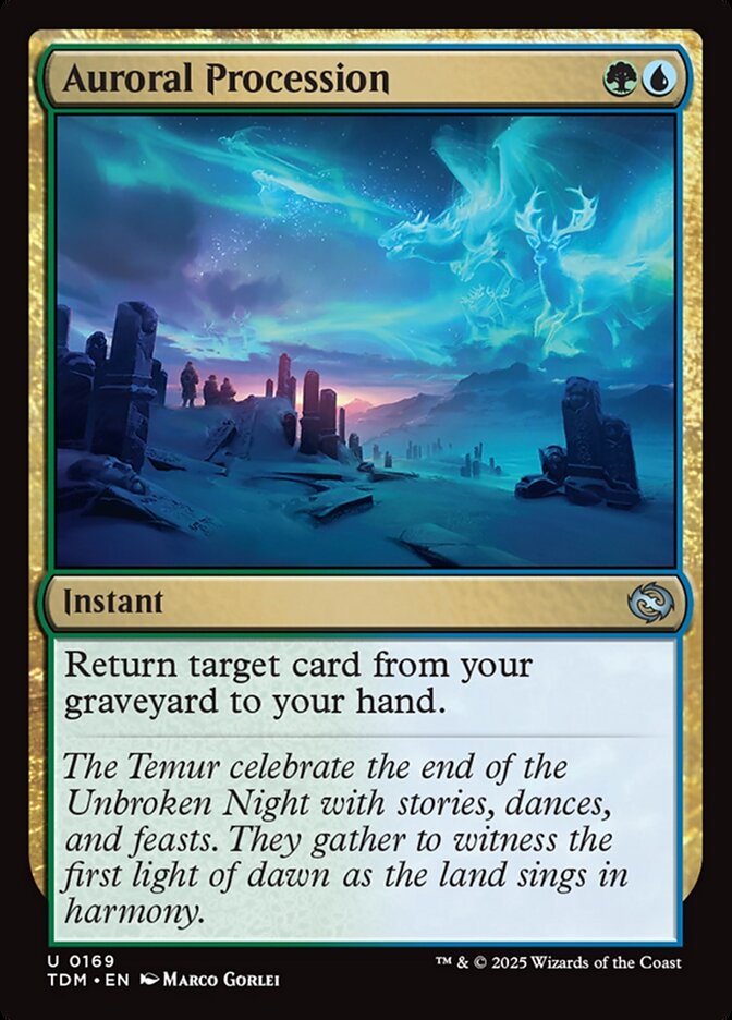 Auroral Procession - 169 (uncommon) — MULTICOLOR