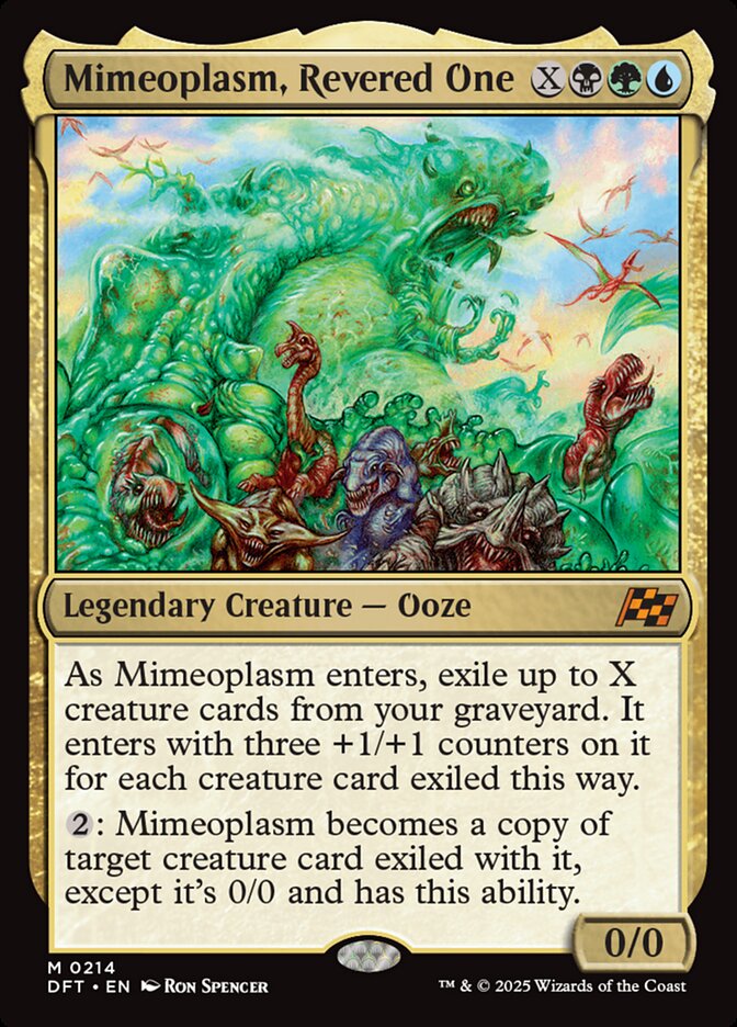 Mimeoplasm, Revered One - 214 (mythic) — MULTICOLOR