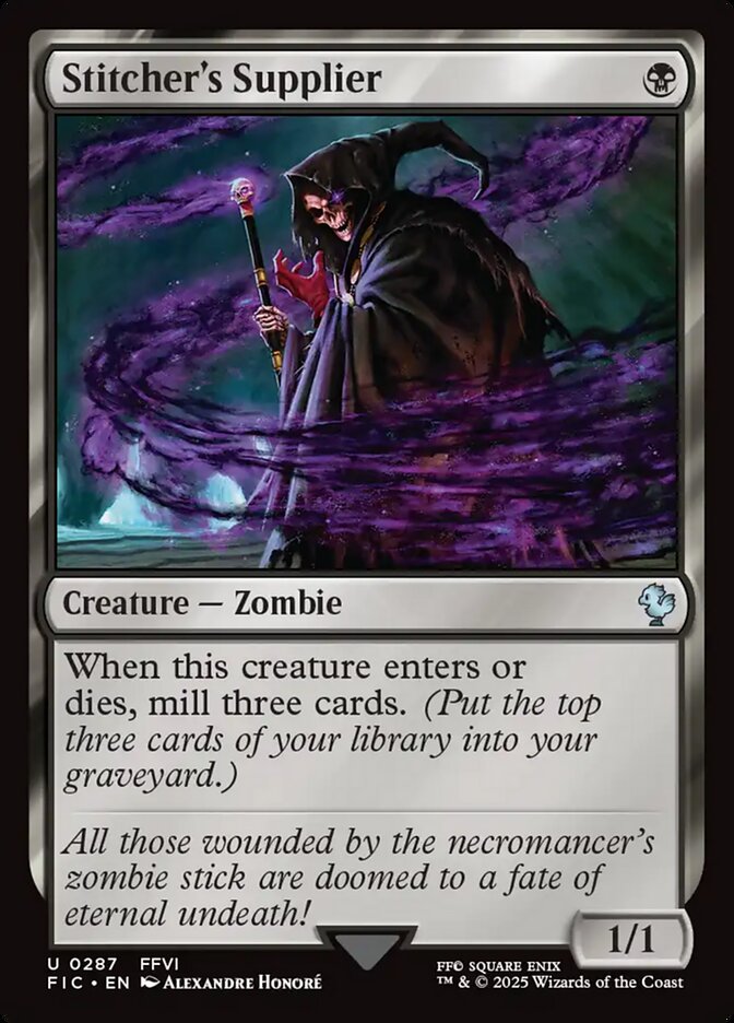 Stitcher's Supplier - 287 (uncommon) — NEGRO