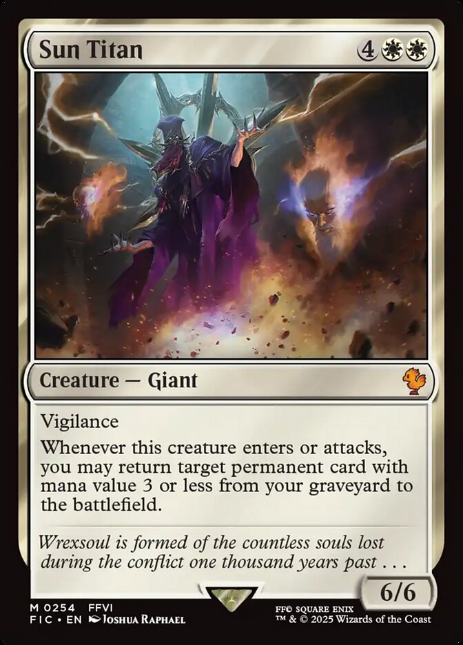 Sun Titan - 254 (mythic) — BLANCO