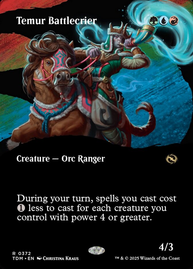 Temur Battlecrier - 372 (rare) — MULTICOLOR
