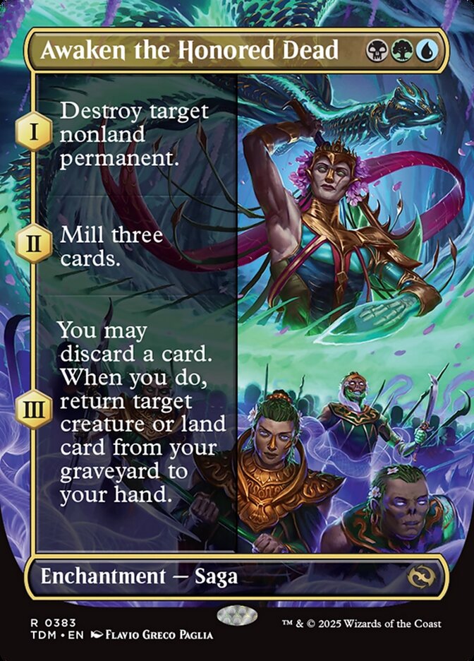 Awaken the Honored Dead - 383 (rare) — MULTICOLOR
