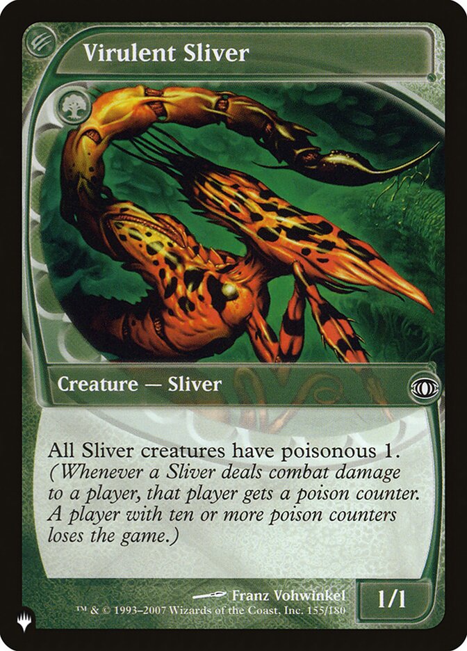 Virulent Sliver - FUT-155 (common) — VERDE