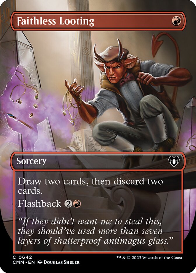 Faithless Looting - 642 (common) — ROJO