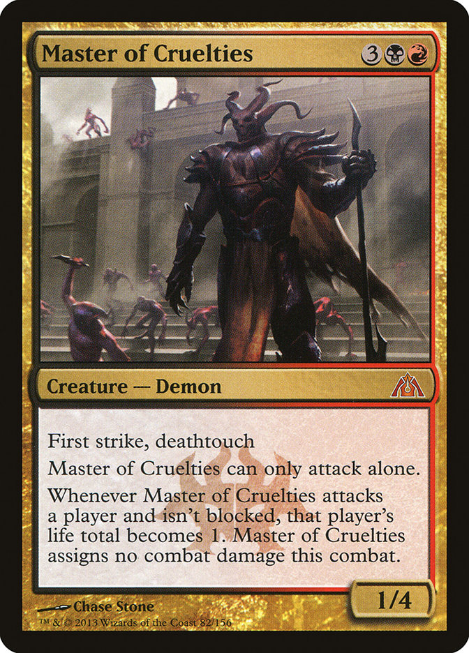 Master of Cruelties - 82 (mythic) — MULTICOLOR